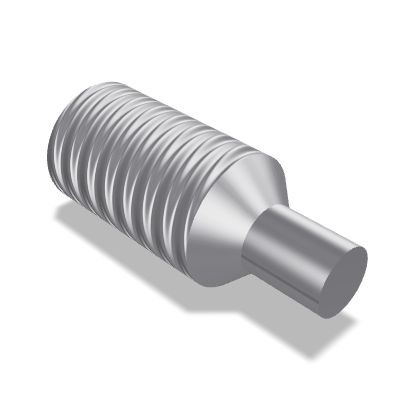 Hexagon Socket Set Screw ISO 4028 — M2×5 — 45H — Steel — None (as processed)