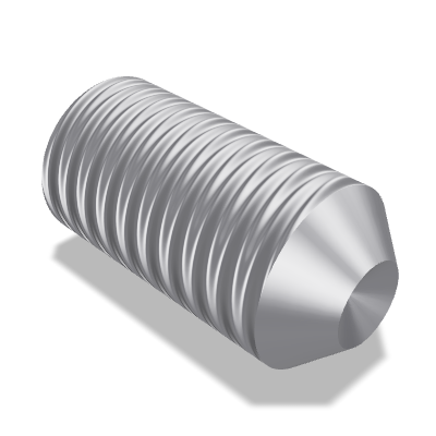 Hexagon Socket Set Screw ISO 4029 — M3×6 — 45H — Steel — None (as processed)