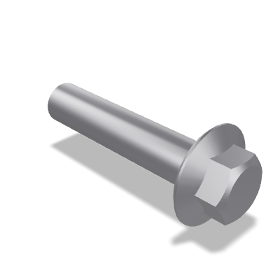 Hexagon Flange Bolt DIN 6921 — M14×65 — 8.8 — Steel — None (as processed)