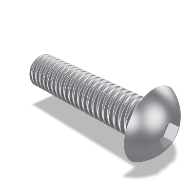 Button Head Socket Screw ISO 7380-1 — M4×16 — 8.8 — Steel — None (as processed)