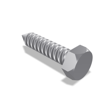 Cone End Hexagon Head Tapping Screw ISO 1479 — ST4.2×19 — St — Steel — None (as processed)