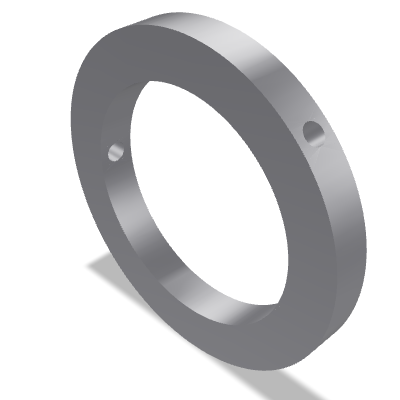 Set Screw Shaft Collar DIN 705 — 200 — 110-175 HV — Free-cutting steel