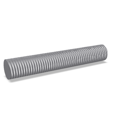 Threaded Rod DIN 975 — M20×1000 — 4.6 — None (as processed)