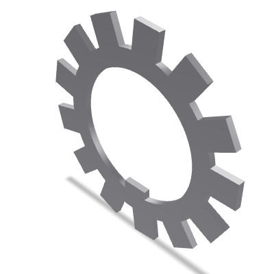 Bearing Lockwasher DIN 5406 — MB 5 — Steel