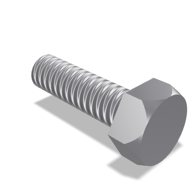 Flat End Hexagon Head Tapping Screw ISO 1479 — ST9.5×32 — St — Steel — None (as processed)