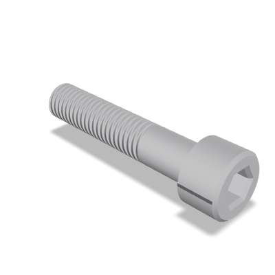 Socket Head Cap Screw ISO 4762 — M8×40 — 10.9 — Steel — Zinc flake