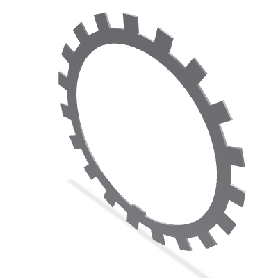 Bearing Lockwasher DIN 5406 — MB 56 — Steel
