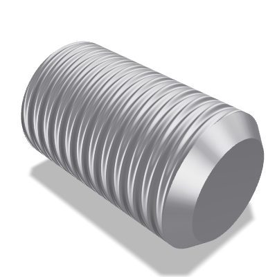Hexagon Socket Set Screw ISO 4026 — M24×40 — 45H — Steel — None (as processed)