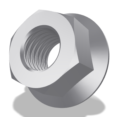 Hexagon Flange Nut ISO 4161 — 14 — 8 — None (as processed)