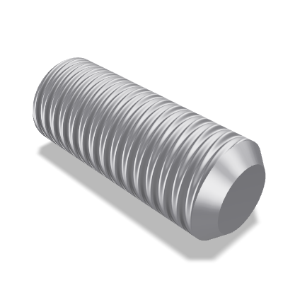 Hexagon Socket Set Screw ISO 4026 — M8×20 — 45H — Steel — None (as processed)
