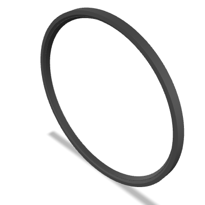 Rubber Covered Single Lip Radial Shaft Seal ISO 6194-1 — 480530 — NBR (nitrile rubber, ISO 1629)