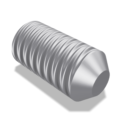 Hexagon Socket Set Screw ISO 4026 — M2×4 — 45H — Steel — None (as processed)