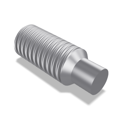 Hexagon Socket Set Screw ISO 4028 — M3×8 — 45H — Steel — None (as processed)