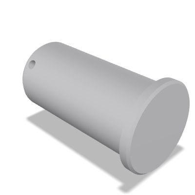 Type B Clevis Pin with Head ISO 2341 — 100×200 — Phosphated