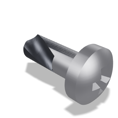 Pan Head Drilling Screw ISO 15481 — ST4.2×13 — None (as processed)