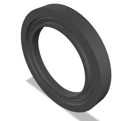 Metal Cased Dust Lip Radial Shaft Seal ISO 6194-1 — 042062 — NBR (nitrile rubber, ISO 1629)