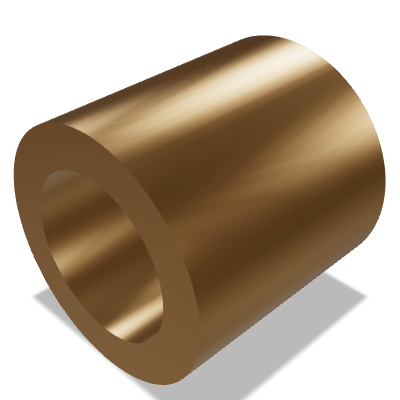 Wrapped Plain Bush ISO 3547 — 2 x 3 x 3 — CuSn8P