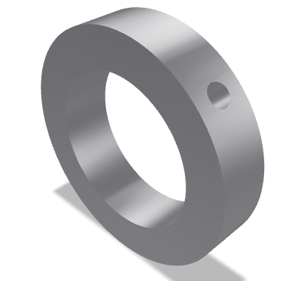 Set Screw Shaft Collar DIN 705 — 60 — 110-175 HV — Free-cutting steel