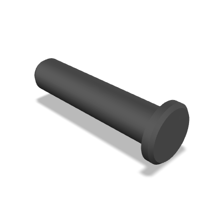 Type A Clevis Pin with Head ISO 2341 — 18×80 — Black oxide