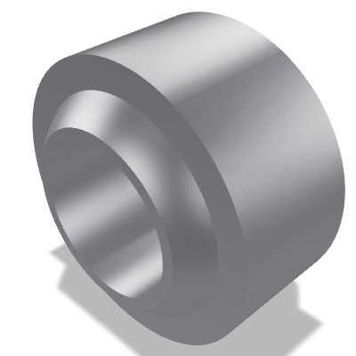 Radial Spherical Plain Bearing DIN 648K — 35 — None (as processed)
