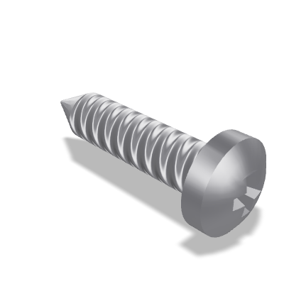 Cone End Phillips Pan Head Tapping Screw ISO 7049 — ST2.2×9.5