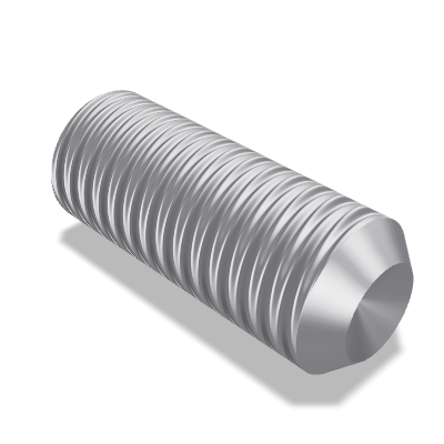 Hexagon Socket Set Screw ISO 4029 — M8×20 — 45H — Steel — None (as processed)