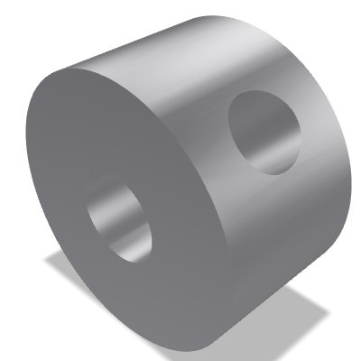 Set Screw Shaft Collar DIN 705 — 2 — 110-175 HV — Free-cutting steel