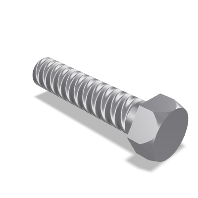 Flat End Hexagon Head Tapping Screw ISO 1479 — ST2.2×9.5 — St — Steel — None (as processed)