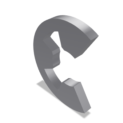 Retaining Washer DIN 6799 — 1.9 — Spring steel