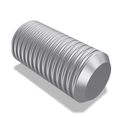 Hexagon Socket Set Screw ISO 4026 — M20×40 — 45H — Steel — None (as processed)