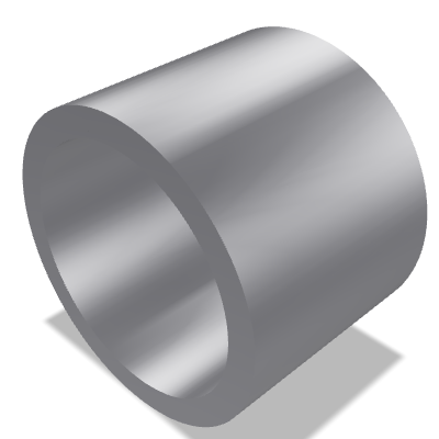Wrapped Plain Bush ISO 3547 — 13 x 16 x 12 — Steel (hardened)