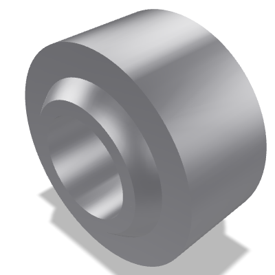 Radial Spherical Plain Bearing DIN 648K — 12 — None (as processed)