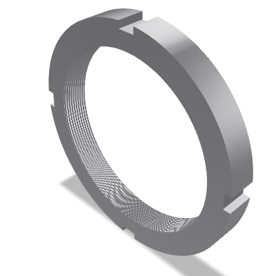 Bearing Locknut DIN 981 — KM 40 — Steel