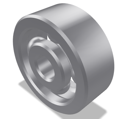Series 18 P0 Radial Ball Bearing ISO 15 — 0.6