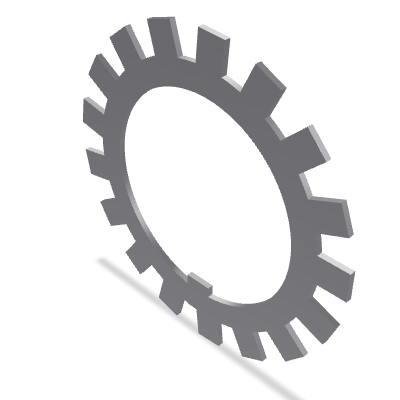 Bearing Lockwasher DIN 5406 — MB 9 — Stainless steel A2 (1.4301 / AISI 304)