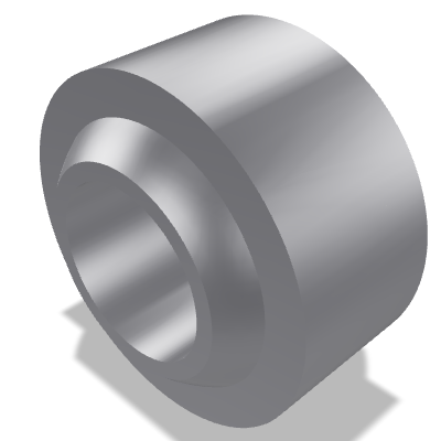 Radial Spherical Plain Bearing DIN 648K — 16 — None (as processed)