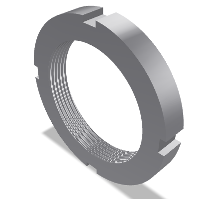 Bearing Locknut DIN 981 — KM 12 — Steel