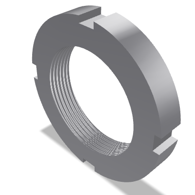 Bearing Locknut DIN 981 — KM 8 — Stainless steel A2