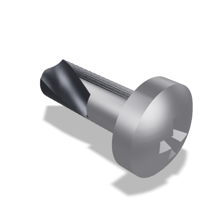 Pan Head Drilling Screw ISO 15481 — ST4.8×16 — None (as processed)