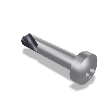Pan Head Drilling Screw ISO 15481 — ST2.9×16 — None (as processed)