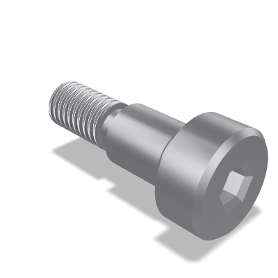 Hexagon Socket Head Shoulder Screw ISO 7379 — 10×16 — None (as processed)