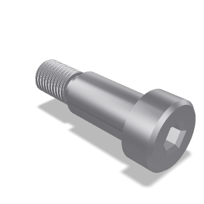 Hexagon Socket Head Shoulder Screw ISO 7379 — 25×50 — None (as processed)
