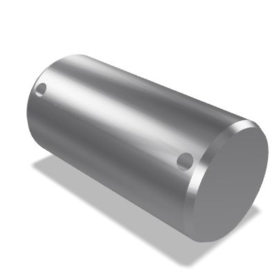 Type B Clevis Pin without Head ISO 2340 — 100×200 — Zinc plated and chromated