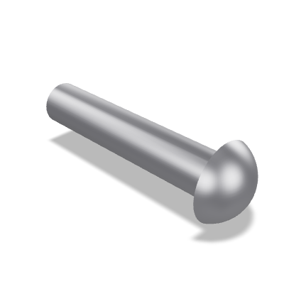Round Head Rivet DIN 660 — 8×40 — St — Steel