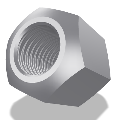 Hexagon Nut with Spherical Seat DIN 6330 — M16 — A2-70 — Stainless steel A2 — Clean and bright (stainless)
