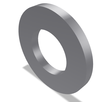Plain Washer ISO 7089 — 8 — 200 HV — Steel — None (as processed)