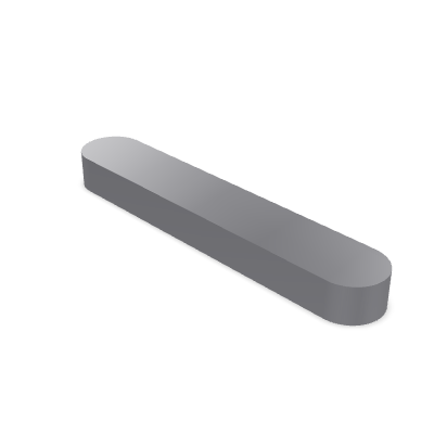 Parallel Key DIN 6885-1 Form A — 28 x 16×160