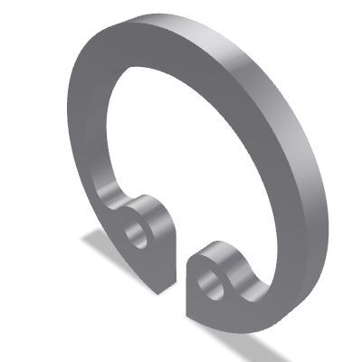 Internal Retaining Ring DIN 472 — 8 — None (as processed)