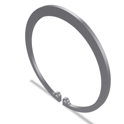 Internal Retaining Ring DIN 472 — 75 — None (as processed)