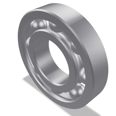 Series 03 P0 Radial Ball Bearing ISO 15 — 120